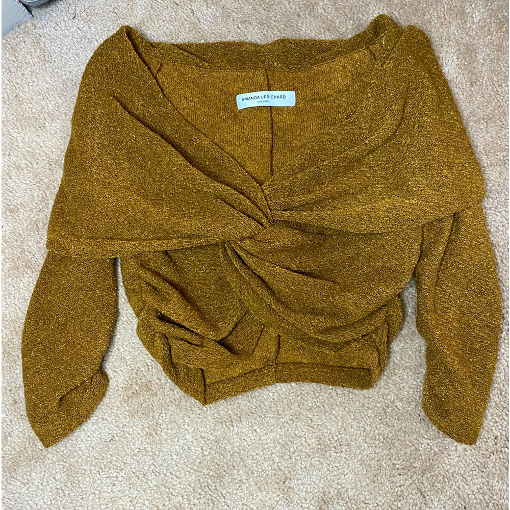 Amanda Uprichard Shoulder Sweater